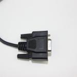 D-sub 9pin cable black