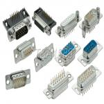 We supply D-sub 9pin, 15pin, 25pin, 26pin 37pin,etc male and female connector(different types), small order is also accepted